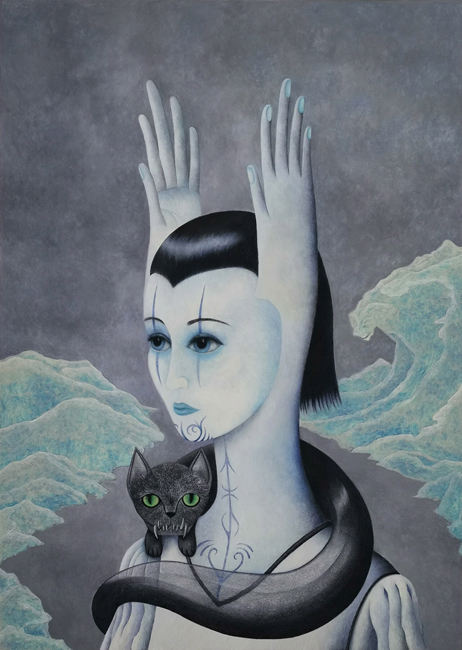 Simona Ruggeri - Maiden with Black Cat